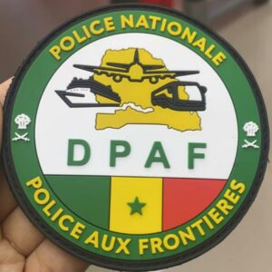 Écusson PVC en Relief 3D POLICE AUX FRONTIÈRES : Un Symbole d'Engagement