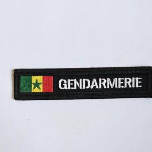 BANDEAU POITRINE EN BRODERIE GENDARMERIE NATIONALE : 1.000 CFA