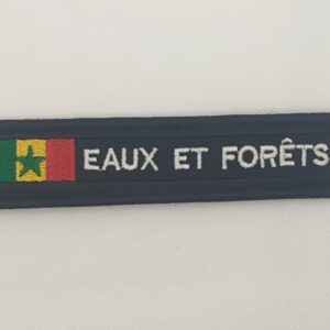 BANDEAU BRODERIE EAUX ET forêts : 1.000 CFA