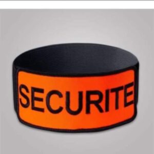 Brassard Sécurité élastique orange : 2.500 CFA