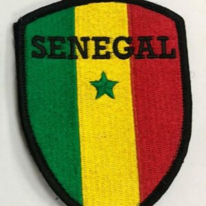 Écusson broderie drapeau du Sénégal : 2.000 CFA