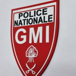 ÉCUSSON PVC POLICE NATIONALE GMI : 2.500 CFA