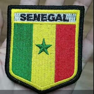 Écusson broderie drapeau du Sénégal : 2.000 CFA