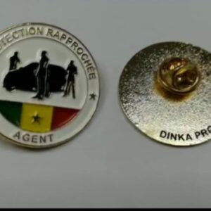 Pins agent protection rapprochée : 2000 CFA