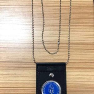 PORTE-CARTE EN CUIR TOUR DE COU AVEC LOGO GENDARMERIE NATIONALE : 8.000 CFA