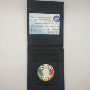 PORTEFEUILLE EN CUIR VÉRITABLE POLICE NATIONALE : 10.000 CFA