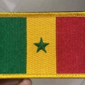 Écusson broderie drapeau du Sénégal : 2.000 CFA