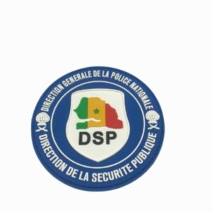 ÉCUSSON PVC DSP POLICE NATIONALE : 2.500 CFA