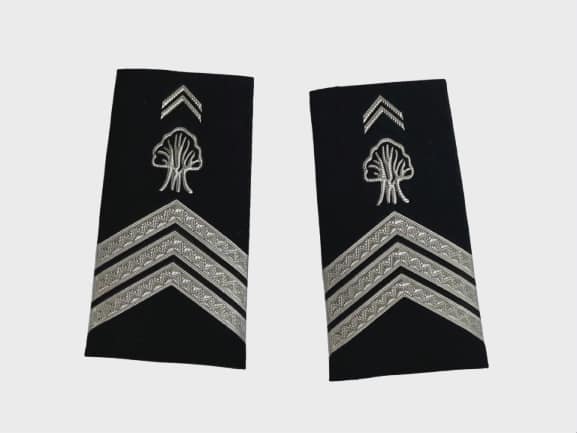 Galons COULISSANTS SOUPLES 3V police nationale 3.500 CFA