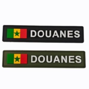 Bande velcro DOUANES SENEGALAISES en PVC : 1.500 CFA