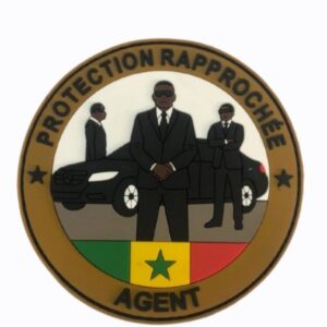 Écusson PVC Protection Rapprochée : 2.500 CFA